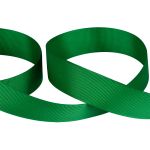 Лента репсовая нарезка 25.0 мм / 5 шт по 5.4 метра, 077 зеленый, Gamma GR-25