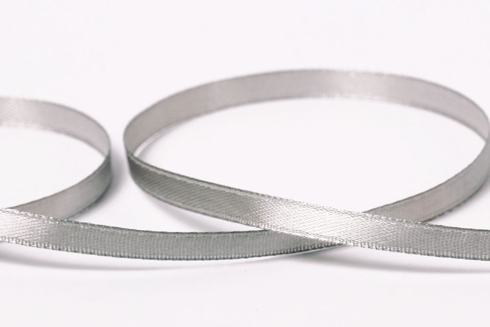 Лента атласная 1-сторонняя 6.0 мм / 33±2 метра, 079 бл.серый, Gamma