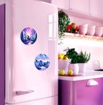 Картина по номерам Фрея PNBM-018, Сияние Севера, (на магните) 9х9 см