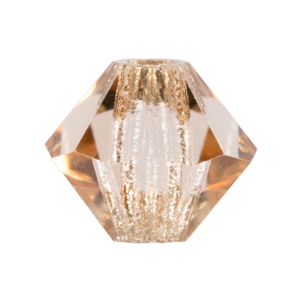 Бусины стекло 3.6х4 мм, 24 шт, св.табачный (lt.colorado topaz 10330), Preciosa 451-69-302