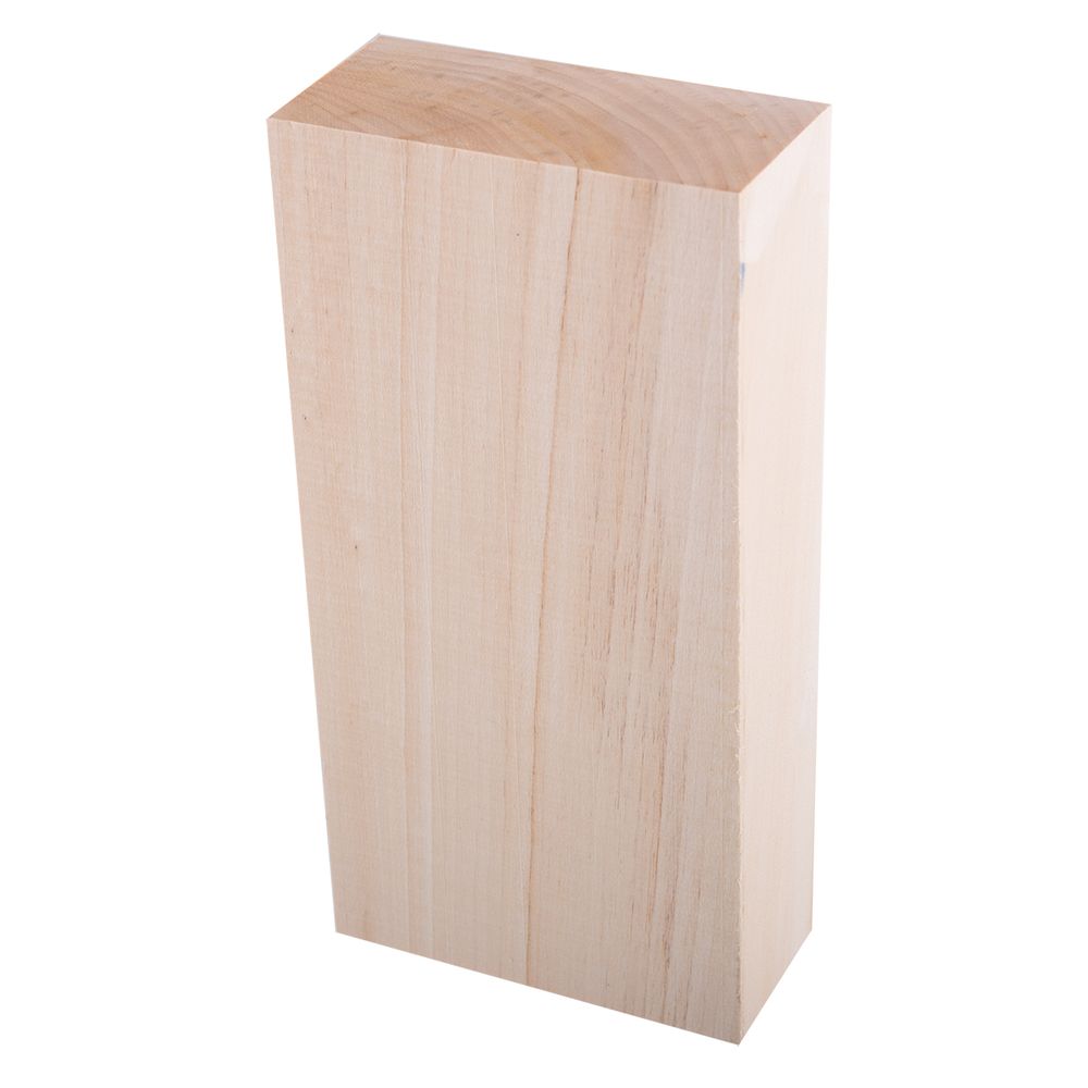 Заготовка из дерева Брусок для творчества и резьбы липа 20х10х5 см, Mr.Carving, БДЛТ-205