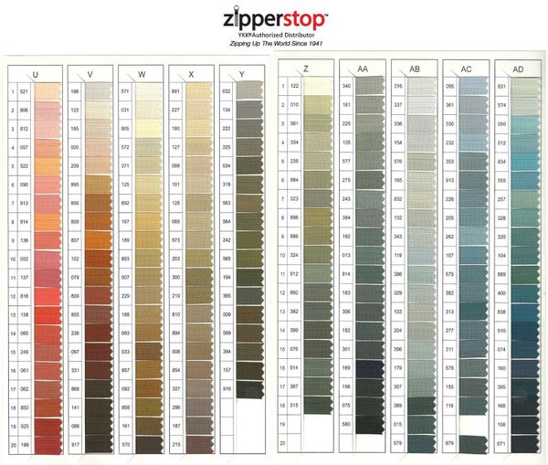 Молния спираль (витая) YKK Т5 (5 мм) 2 зам., разъем., 70 см, цв. 232 серый, уп.10 шт