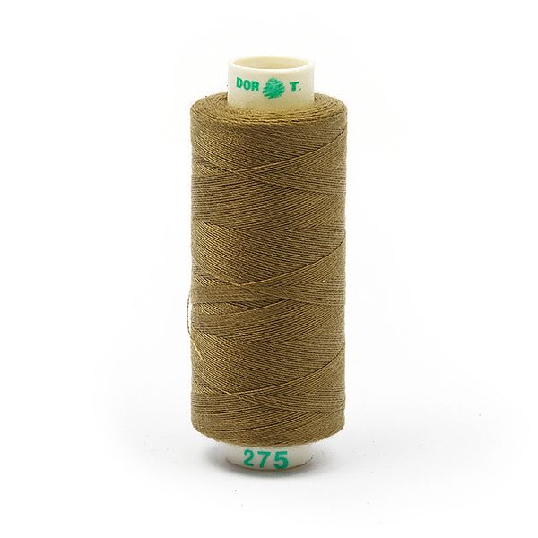 Нитки швейные бытовые Dor Tak 40/2, 366 м / 10 кат., 275 т.бежевый