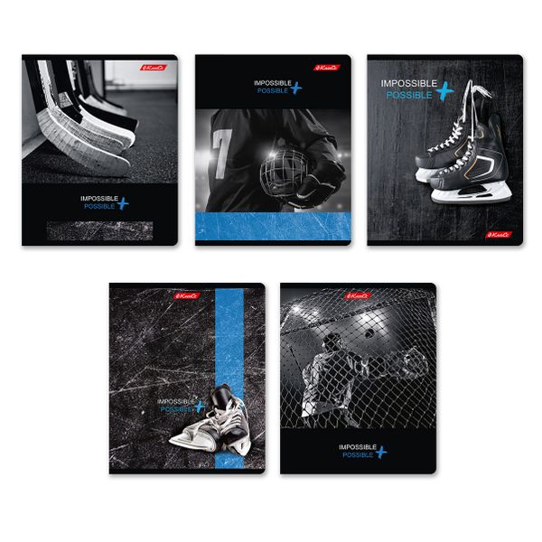 Тетрадь ученическая общая, A5+ 96 л. на скобе 60 г/м², белизна 100%, 5 шт, клетка в термоусадочной пленке, 000781 Трус не играет в хоккей, Светоч 96ТЕТк-001