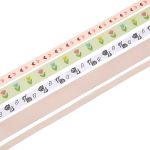 Набор репсовых лент, 5 шт, 45 м (2 шт по 18 м и 3 шт по 3 м), цвет дымчато-серый