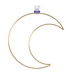 Каркас для рукоделия полумесяц (заготовка) сталь металл, под золото, Gamma RKC-020