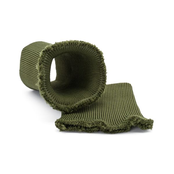 Манжеты трикотажные 9.0х9.5 см, 1 пара, средней плотности 14 кл, 1х1, 8116 св.хаки