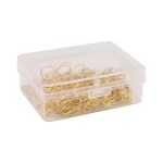 Булавки для этикеток в футляре, 100 шт, золото, Hobby&Pro