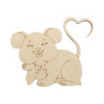 Заготовка для декорирования С любовью 8,4х6,9х0,3см, Астра