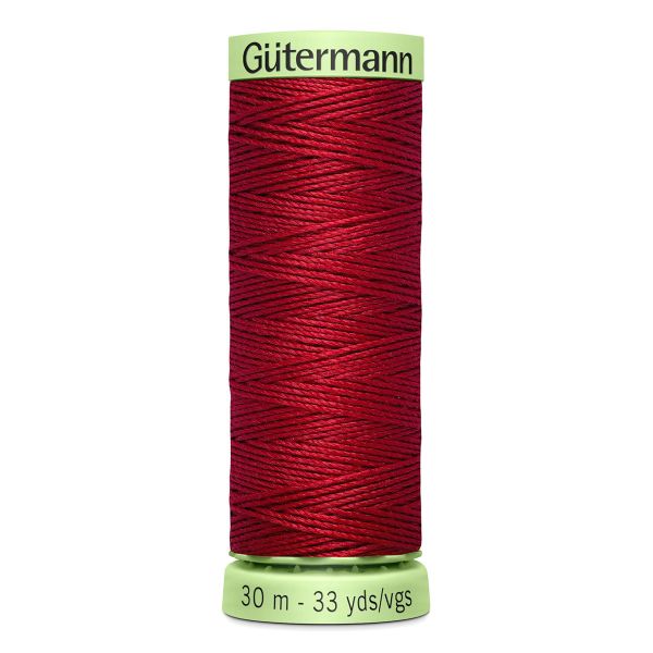 Нитки отделочные Gutermann Top Stitch, 30м, 367 т.красный, 5 катушек