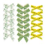 Набор текстильных бантиков, 100 шт, 203 желто-зеленый, Annet BDR