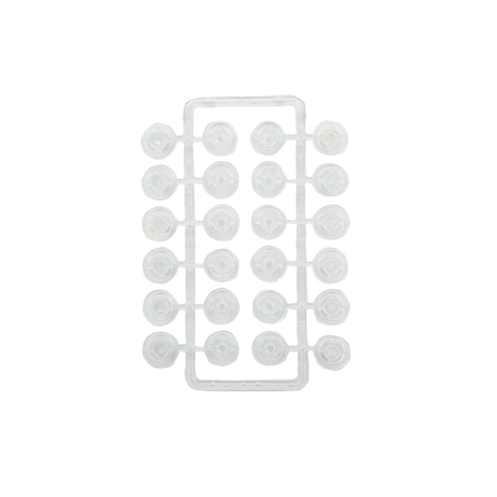 Кнопки для легких тканей, прозрачные, 7 мм, упак. 12 комплектов, Hobby&Pro, 5 упак