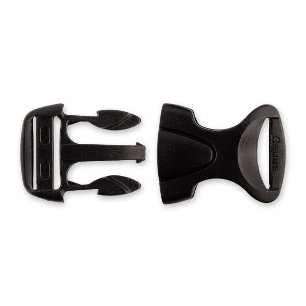 Фастекс (пряжка трезубец) пластик 19 мм, 100 шт, черный, Gamma SB17