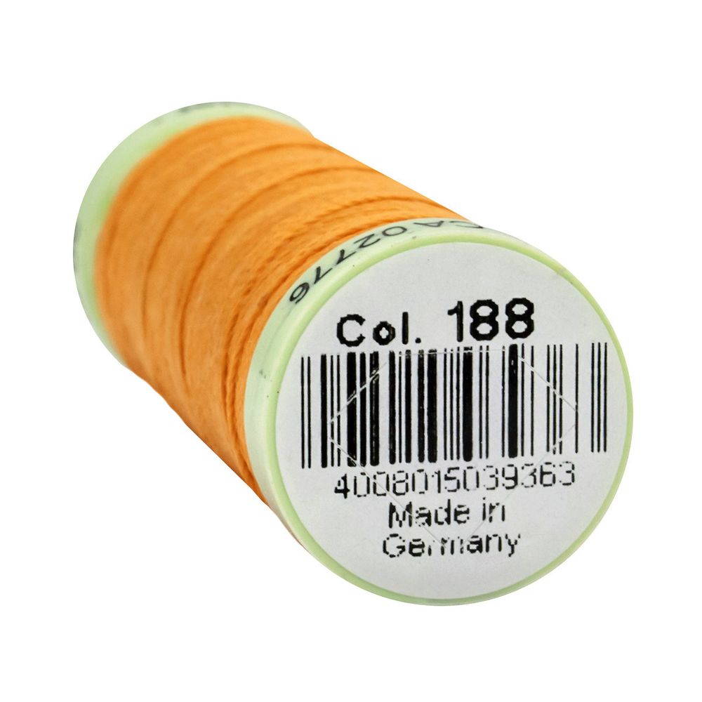 Нитки отделочные Gutermann Top Stitch, 30м, 188 оранжево-кремовый, 5 катушек