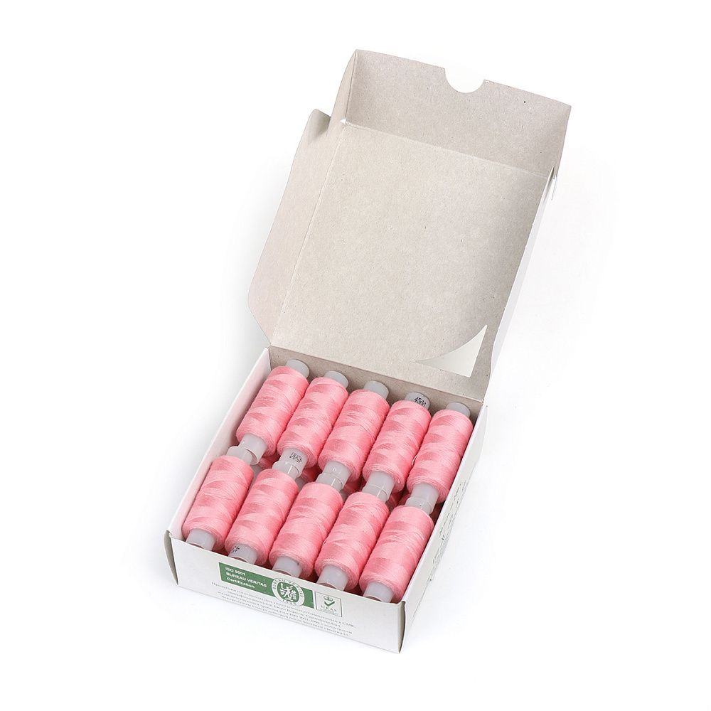 Нитки армированные ПНК им.Кирова 45ЛЛ, бытовые, 200 м / 20 кат., 1102 розовый