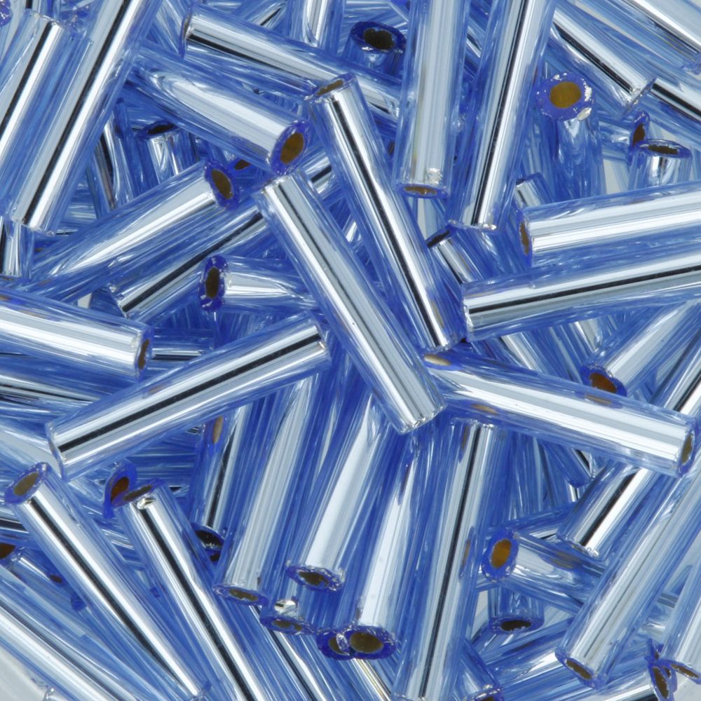 Бисер Toho Bugle 3 (9 мм), 25 г (5х5 г), 0033 св.синий Бисер Toho Bugle 3 (9 мм), 25 г (5х5 г), 0033 св.синий