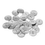 Пуговицы 2 прокола 36L, (col.A (серый)), 36 шт /TOS/