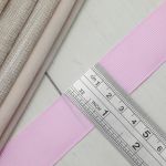 Лента репсовая (в рубчик) 25.0 мм, 145 сиреневый, уп.18,28 м