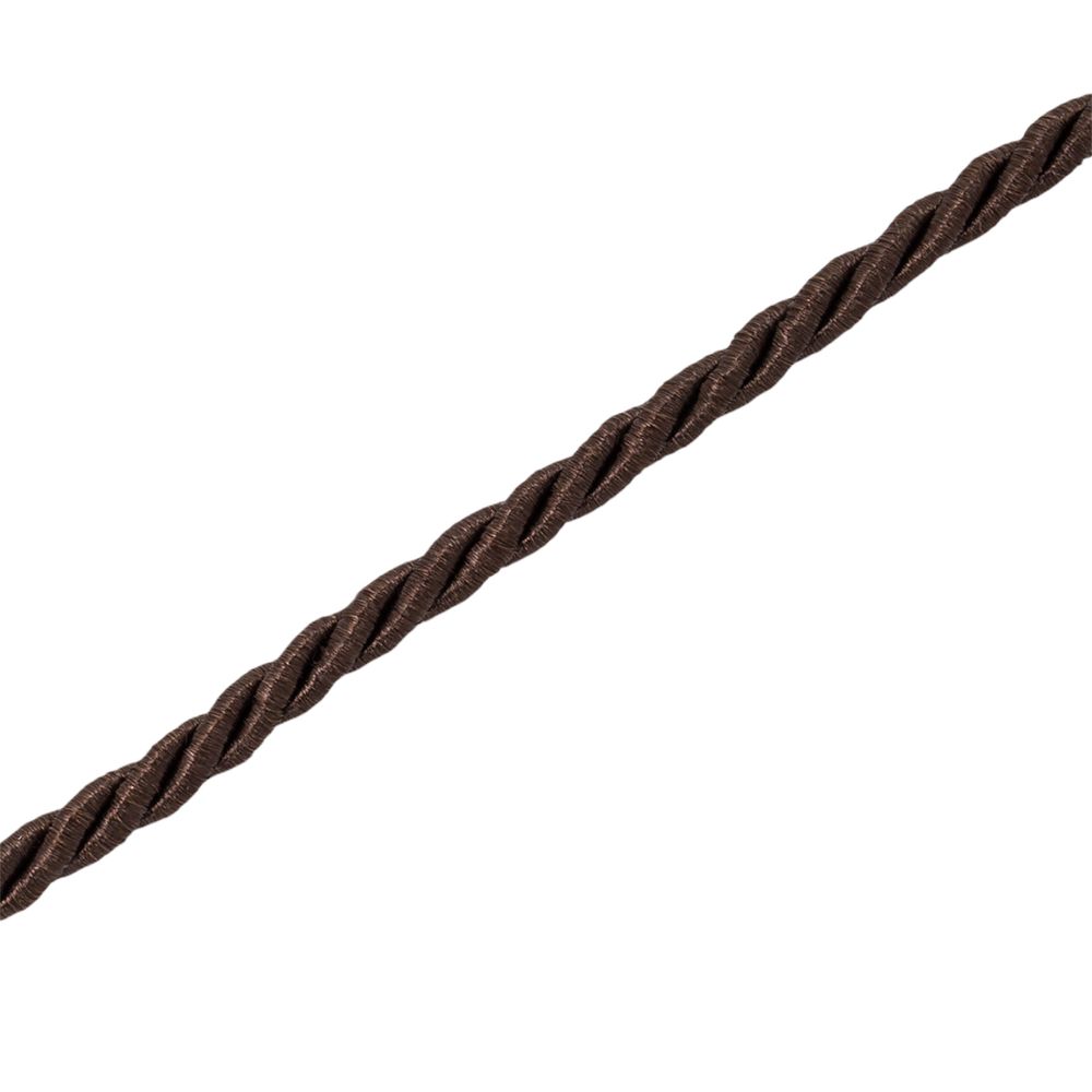 Шнур витой 3мм / 18,29м, 038 темно-коричневый, 1AS-169