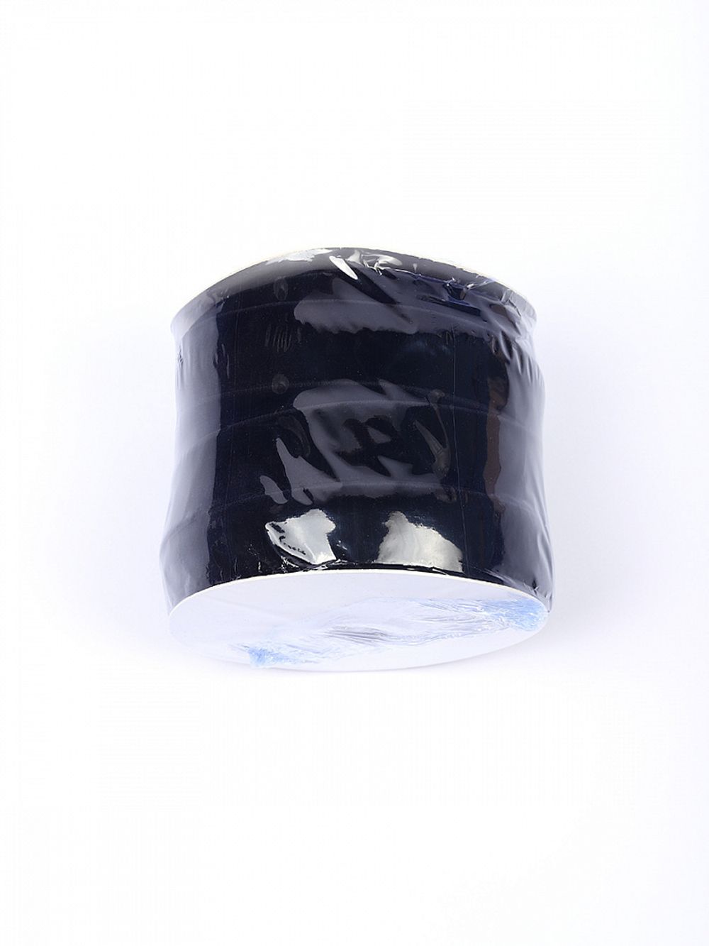 Лента бархатная (тесьма) эластичная 25.0 мм / 22.86±1 метров, арт.EL25VR03 нейлон цв.черный