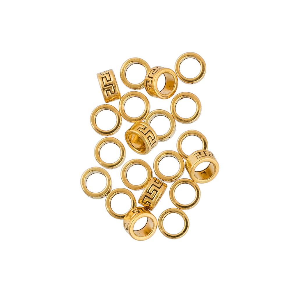 Рондели 8 мм, 20 шт, 02 под золото, Zlatka MRR-06