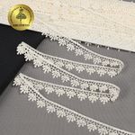 Кружево гипюр (плетёное) 16 мм / 13.71 метров, TBY.1062, цв.F102 молочный