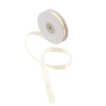 Лента атласная 2-сторонняя 12.0 мм / 22.86±1 метров, C1008 молочный, 6102-0002, Globus