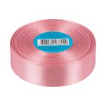 Лента атласная 1-сторонняя 25.0 мм / 33±2 метра, 041 розовый, Gamma