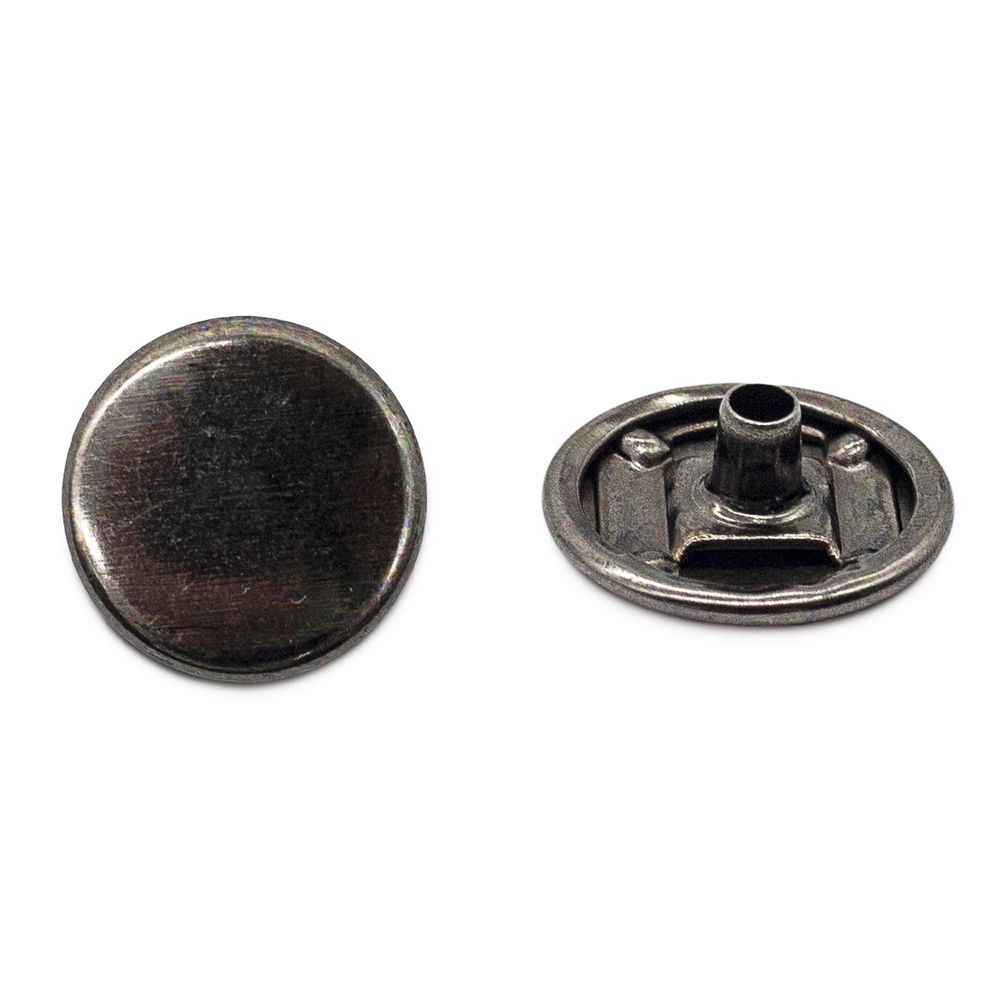 Часть кнопки Альфа (S-образная) ⌀12 мм, 012/05, цв. черный никель, 100 шт