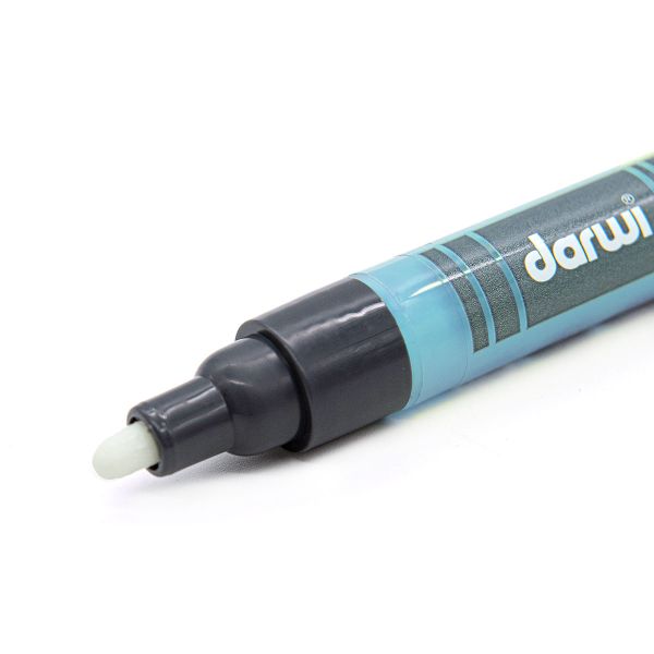 Маркер акриловый Darwi Opak, 3мм, укрывистый, 215 св.голубой