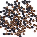 Стразы клеевые акрил 1.9-2.1 мм, 144 шт, 009 табачный (smoked topaz), Zlatka RS/144