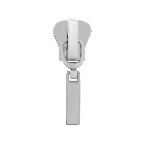 Слайдер (замок) для молнии трактор Т8 (8 мм), никель, HHP-0077, 20 шт