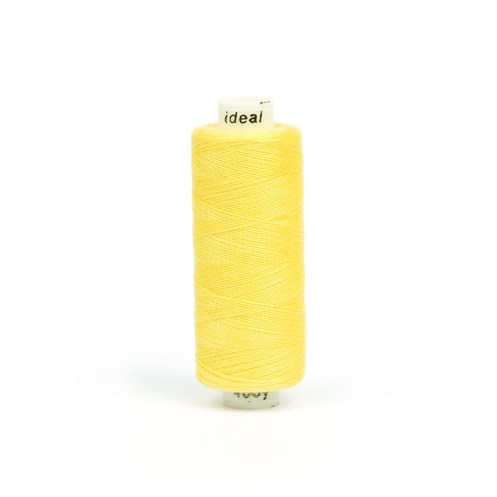 Нитки швейные Ideal 40/2, 366 м (400 ярд), 10 катушек, 128 желтый