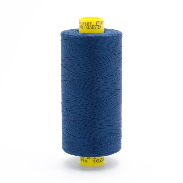 Нитка универсальная Gutermann Mara 120/2, 1000 м, 700207, 1823 стальной синий, 1 катушка