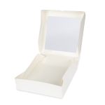 Кондитерская коробка для торта с 1 окном 20х20х4.5 см, S-Chief BFC-020