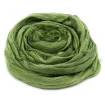 Шерсть для валяния вискоза Троицкая, 1х50 г (19-20 мкр), 494 светлый хаки