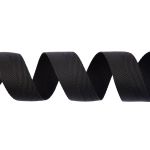 Стропа (ременная лента) 40 мм / 25 метров, толщ. 1.44 мм, [14.4 г/пог.м], 100% п/п, рис. 3114, черный, Gamma С1594Г17