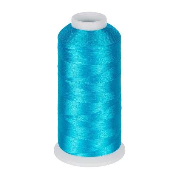 Нитки вышивальные Gamma V120/2, 5000 ярдов, 4570 м, 3335 т.бирюзовый