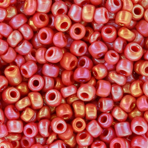 Бисер Zlatka 8/0 (2.9 мм), 100 г (10х10 г), №0405B красный, GR