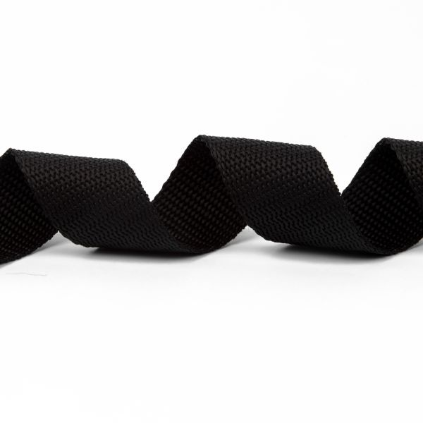 Стропа (ременная лента) 30 мм / 5х2.5 метра, фасовка, черный, 3713 (3075_3590)