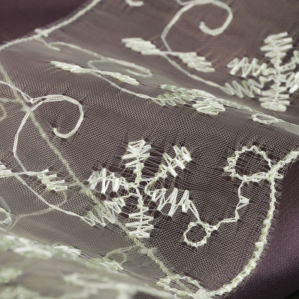 Кружево капроновое 65 мм / 13.7 м, 30011 цв.080 св.салатовый, Kruzhevo