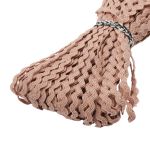 Тесьма вьюнчик, 3 мм, 30 метров (бежевый), 30 метров