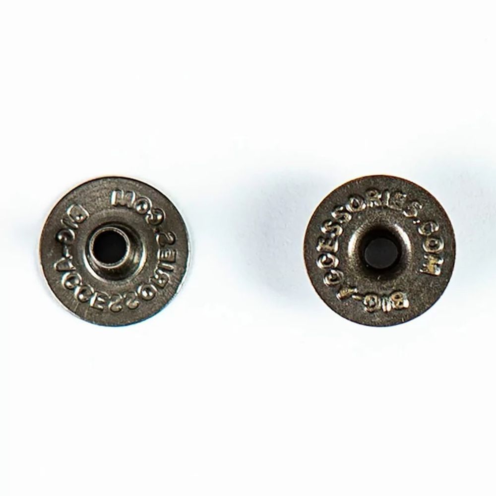 Часть кнопки Дельта (O-образная) ⌀14 мм (D-часть), кольцо 1/15, латунь, 100 шт, S090535