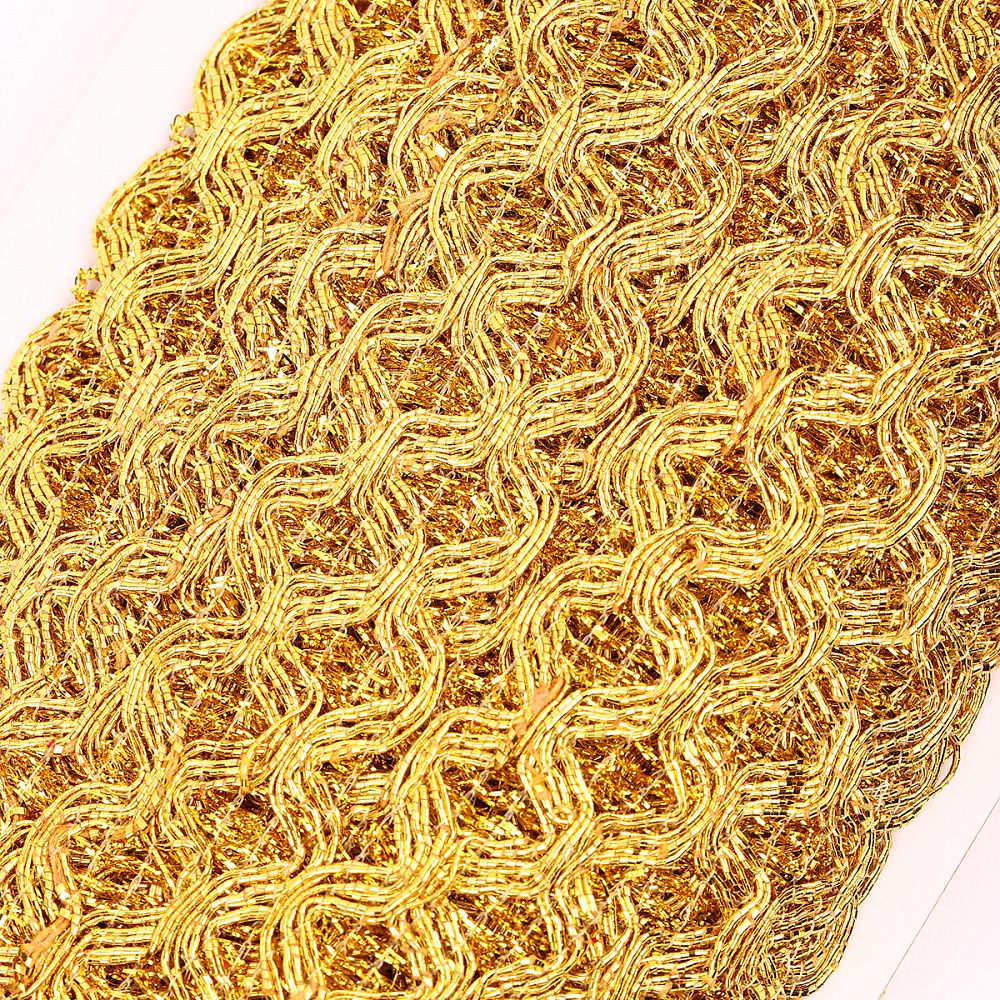 Тесьма отделочная 23 мм / 13.71 метров, TBY 904 цв.золото