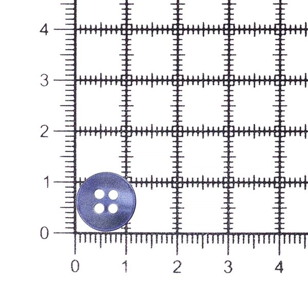Пуговицы 4 прокола 18L (11мм), пластик (col.03 синий), CN_2846, 72 шт