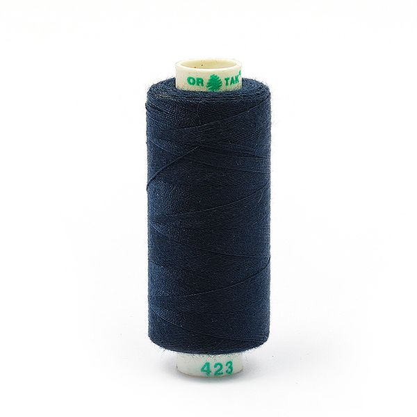 Нитки швейные бытовые Dor Tak 40/2, 366 м / 10 кат., 423 синий