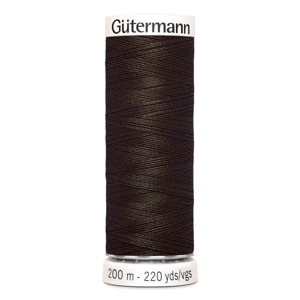 Нитки универсальные Gutermann Sew-all, 200м, 674 коричневый, 5 катушек