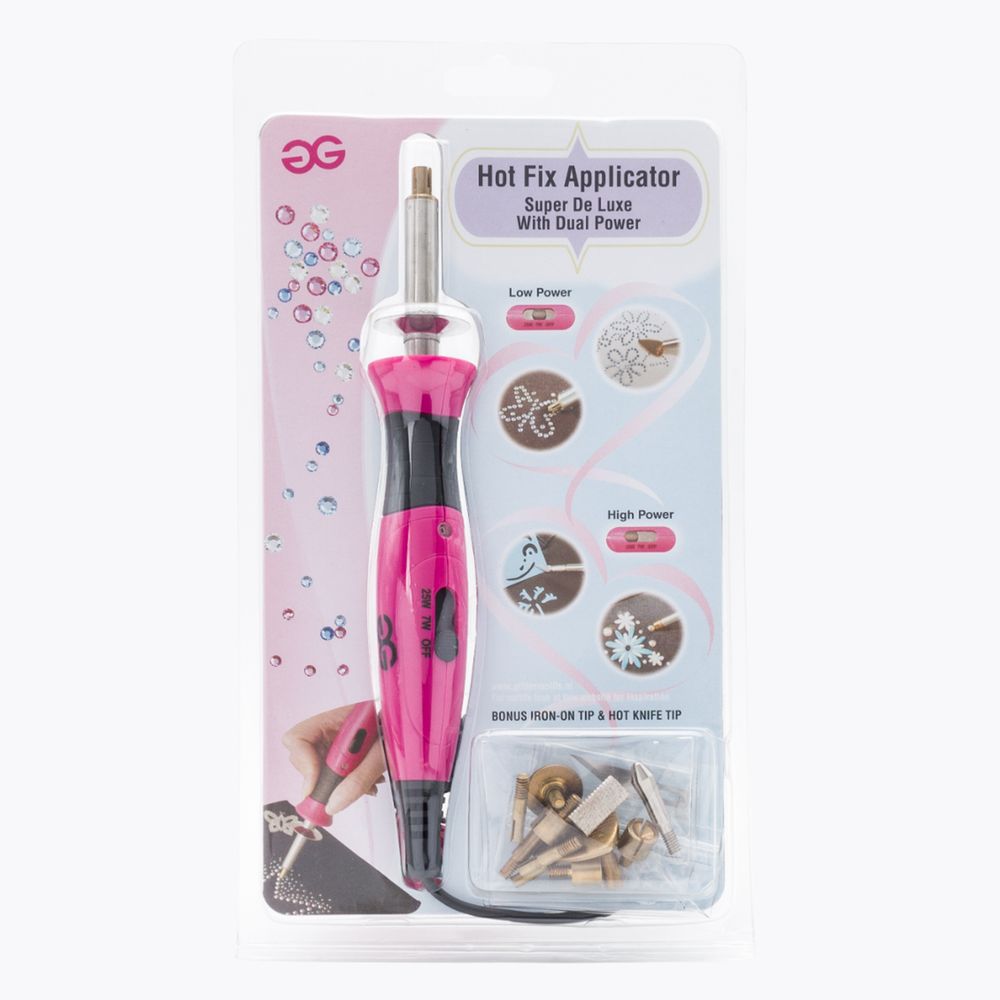 Термоаппликатор Hot fix Applicator de Lux с насадками 20 см, 50.0803