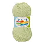 Пряжа Alpina Holly / уп.10 мот. по 50г, 200м, 158 св.зеленый