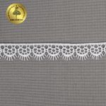 Кружево гипюр (плетёное) 16 мм / 13.71 метров, TBY.1063, цв.01 белый
